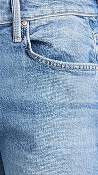 MOTHER Women's Petite Lil Dodger Sneak Jeans, Strike A Pose
